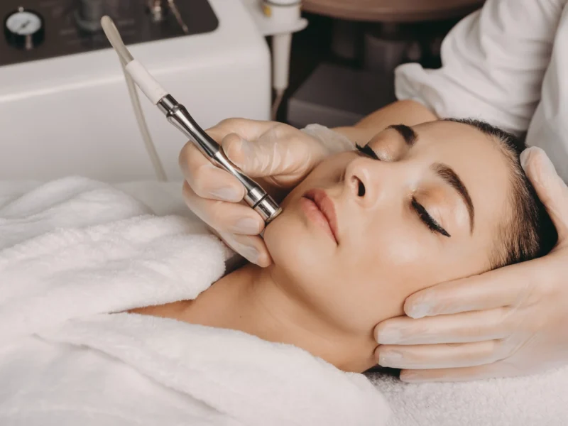 brunette-caucasian-woman-having-spa-procedure-skin-her-face-done-with-apparatus-by-spa-worker